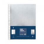 Munhwa File F420-7S3 Premium A4 Extra Thick 1.2 Clear Refill Sleeves Anti Glare 20 Sheets Made in Korea